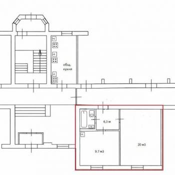 Продается 1-комнатная квартира, 38,9 м²
