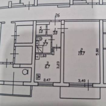 Продается 1-комнатная квартира, 33,1 м²
