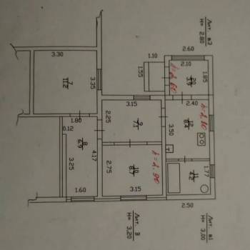 Продается Многокомнатная квартира, 50,4 м²