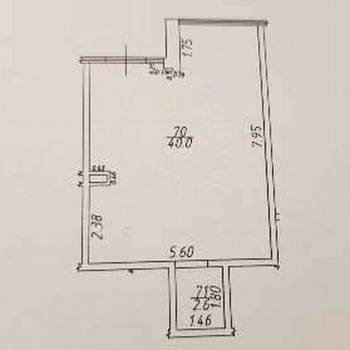 Сдается Нежилое помещение, 42,7 м²