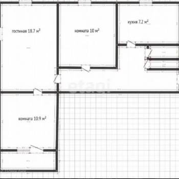 Продается 3-х комнатная квартира, 56,4 м²