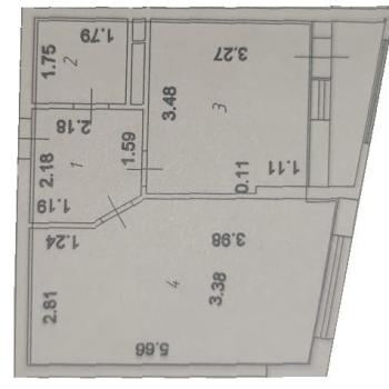Сдается 1-комнатная квартира, 38 м²