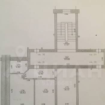 Сдается 2-х комнатная квартира, 54,4 м²