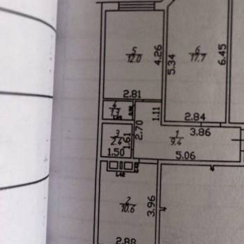 Продается 2-х комнатная квартира, 54 м²