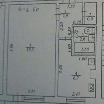 Продается 1-комнатная квартира, 33,8 м²