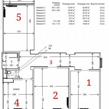 Продается 3-х комнатная квартира, 72,6 м²