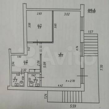 Продается Нежилое помещение, 57 м²