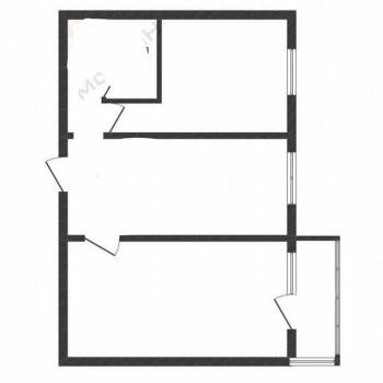 Продается 2-х комнатная квартира, 52,9 м²