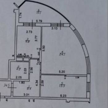 Продается 2-х комнатная квартира, 59 м²