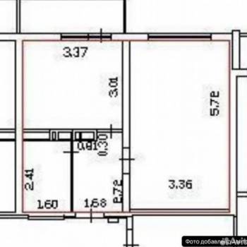 Продается 1-комнатная квартира, 37,5 м²