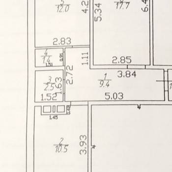 Продается 2-х комнатная квартира, 53,5 м²