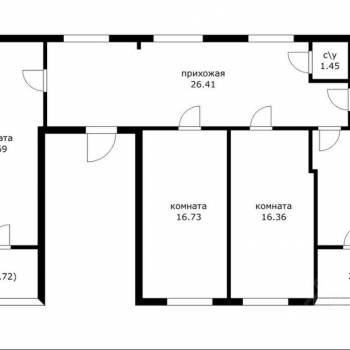 Продается 3-х комнатная квартира, 101 м²