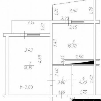 Продается 1-комнатная квартира, 34,6 м²