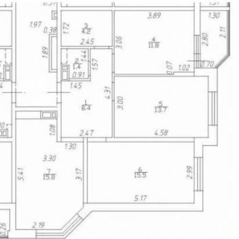 Продается 3-х комнатная квартира, 70,8 м²