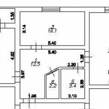 Продается 2-х комнатная квартира, 74,3 м²