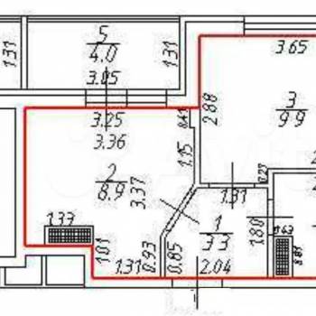 Продается 1-комнатная квартира, 26,2 м²