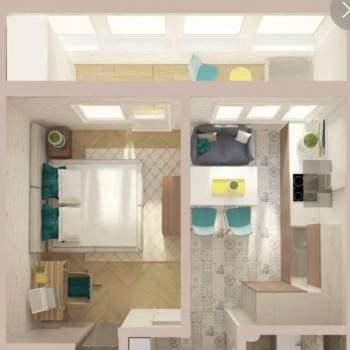 Продается 1-комнатная квартира, 41 м²