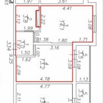 Продается 1-комнатная квартира, 37,6 м²