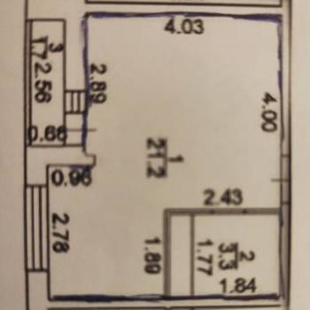 Сдается 1-комнатная квартира, 24,5 м²