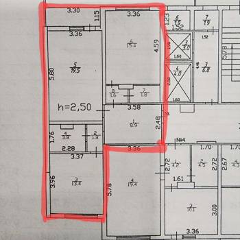 Продается 2-х комнатная квартира, 66,2 м²