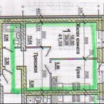 Продается 1-комнатная квартира, 73,7 м²