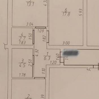 Продается 2-х комнатная квартира, 61,2 м²
