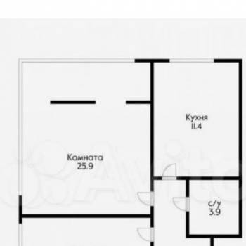 Продается 2-х комнатная квартира, 63,9 м²