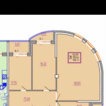 Продается 3-х комнатная квартира, 100,5 м²