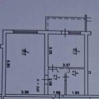 Продается 1-комнатная квартира, 38,2 м²