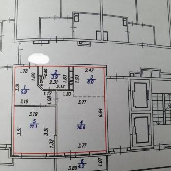 Продается 2-х комнатная квартира, 44,5 м²
