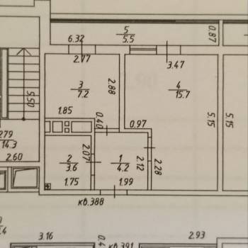 Продается 1-комнатная квартира, 36,2 м²