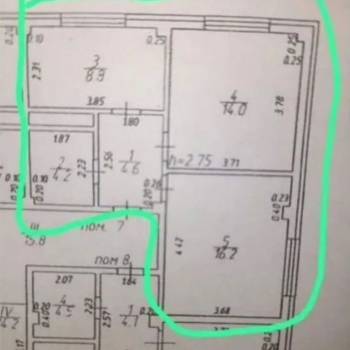 Продается 2-х комнатная квартира, 47,8 м²