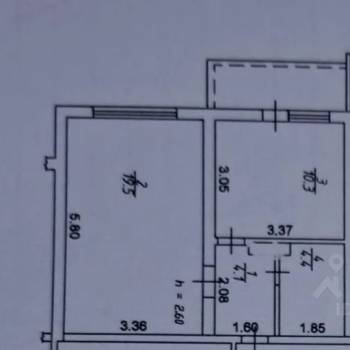 Продается 1-комнатная квартира, 38,2 м²