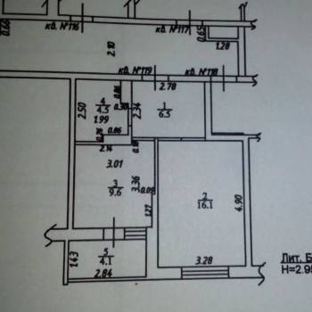 Продается 1-комнатная квартира, 40,8 м²