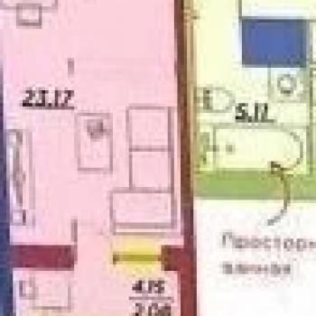 Продается 1-комнатная квартира, 32,8 м²
