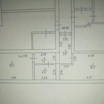 Продается 1-комнатная квартира, 43,3 м²
