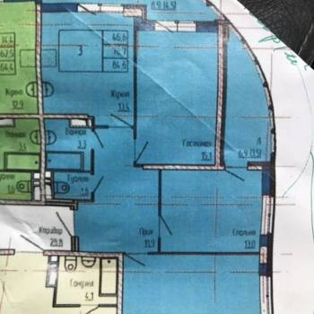 Продается 3-х комнатная квартира, 82,9 м²