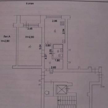 Продается 1-комнатная квартира, 35,1 м²