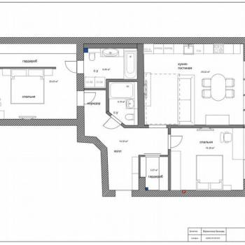 Продается 3-х комнатная квартира, 100 м²