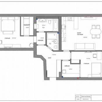 Продается 3-х комнатная квартира, 100 м²