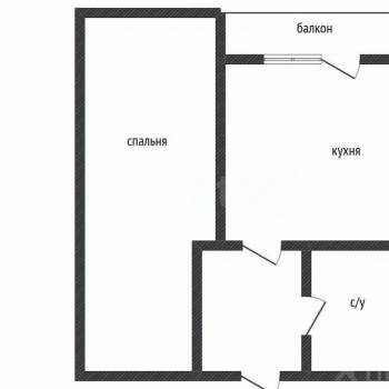 Продается 1-комнатная квартира, 29 м²