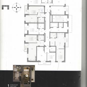 Продается 1-комнатная квартира, 36,1 м²