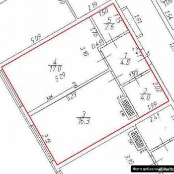 Продается 1-комнатная квартира, 44,8 м²