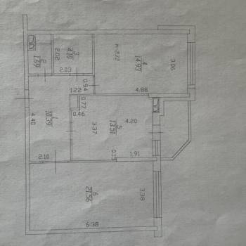 Продается 2-х комнатная квартира, 66,2 м²