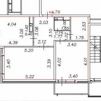 Продается 2-х комнатная квартира, 59 м²