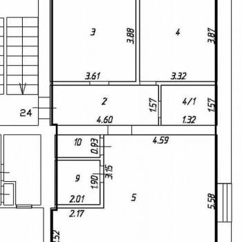 Продается 3-х комнатная квартира, 74,4 м²