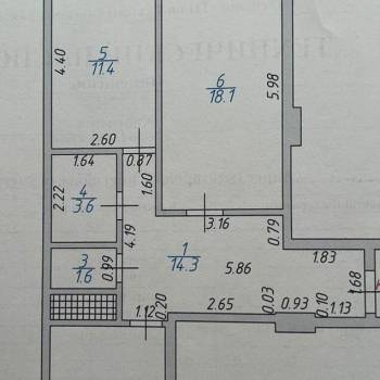 Продается 2-х комнатная квартира, 65 м²