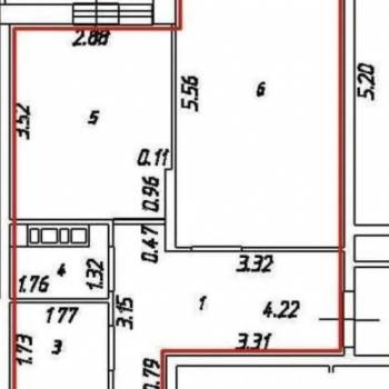 Продается 2-х комнатная квартира, 51 м²