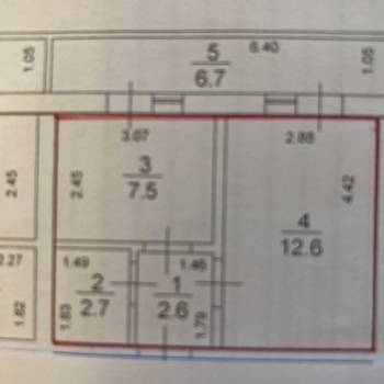 Продается 1-комнатная квартира, 28 м²
