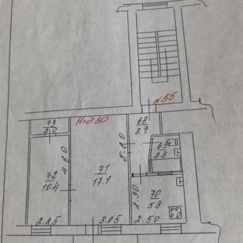 Продается 2-х комнатная квартира, 42,6 м²